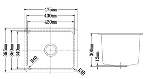 Phụ Kiện Polypropylene Chống Axit Hóa Học Bồn Rửa Phòng Thí Nghiệm PP - Product Image 2