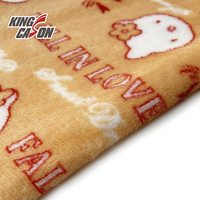 Kingcason 100% Polyester, flanelle imprimée recto-verso du marché équatorien et colombien pour vêtements d'enfants, pyjamas, oreillers, textiles de maison