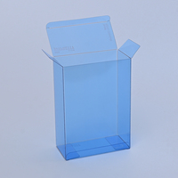Boîte d'emballage pliable en plastique transparent PET PVC recyclable personnalisée pour les boissons, les jus, le rince-bouche