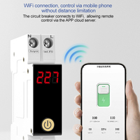Disjoncteur intelligent WiFi Tuya, commande à distance par application, minuterie, interrupteur sans fil, contrôleur marche/arrêt