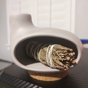 人気のモダンセラミック香ホルダーパロサントホルダー汚れのためのセージバーナー香バーナー - Product Image 6