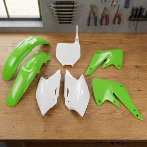 Kit di plastica in fibra di carbonio OEM per Kawasaki KXF 250 parti di motociclette a 2004 2005, tra cui materiale in metallo e carbonio - Product Image 3