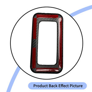 Para 2021-2023 <span class=keywords><strong>Fiat</strong></span> <span class=keywords><strong>500</strong></span> True Carbon Fiber Car Interior Accesorios Techo Luz de lectura Decoración Marco de protección - Product Image 3