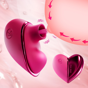 Fabrication Pretty Love Egg Nipple Vibrators Adulte Femme 3D Sexe Fille Utilisation Produits de Massage Langue Bouche Sex Toy Pour Dame - Product Image 1