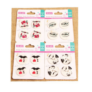 Ilan Bottone Decorativo in Madreperla 30mm Confezione da 4 Pezzi - Product Image 1