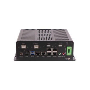 El chasis industrial ECSUU es compatible con Intel Tiger Lake de 11. ª generación, 2. ª, 2. ª generación, 2. ª, 2. ª generación, 2. ª, 2. ª generación, 2. ª, 32GB de RAM, sistema operativo Linux, expansión SATA - Product Image 1