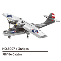 Wange 5007 PBY-5A Catalina MOC – Blocs de construction éducatifs pour enfants – Ensemble de jouets d'assemblage – Collection en gros