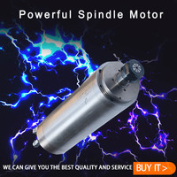 Moteur électrique à haute vitesse refroidi par eau 1,5 kW ER16 24000 tr/min, broche JGDM-80A-1.5