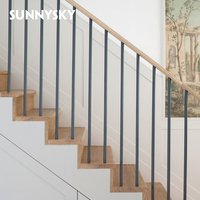 XIYATECH Modernes Design Edelstahl und Eisen Treppen geländer Advanced Villa Zubehör