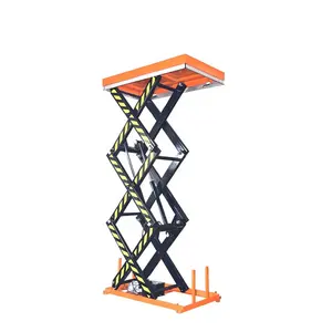 Plataforma de trabajo de elevación de tijera eléctrica hidráulica en venta