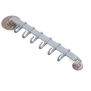 Strong Adhesive <strong>Hooks</strong> Kitchen Wall <strong>Hooks</strong> <strong>6</strong> Rows of Creative Corner Bathroom Nail-Free Hangers Hangers <strong>Hooks</strong> - Product Image 1