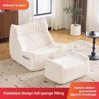 Nordischer Stil Samt-Klappsofa-Stuhl Trendiger Tiger-Hocker Wohnzimmer Balkon Schlafzimmer Arbeitszimmer Wohnmöbel