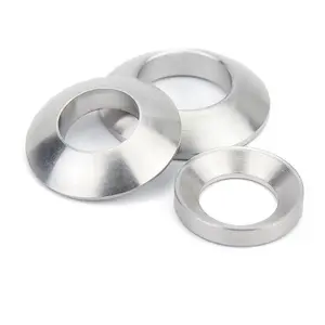 Hot Sale Stainless Steel 304 316 2205 2507 32750 32760Spherical Washer And Taper Washer DIN6319 Metric Leveling Washers M6-M48