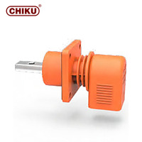Alimentation étanche 60A 120A 150A 200A 300A 350A Stockage d'énergie Lifepo4 Pylontech Batterie Câble Connecteur 6mm 8mm 12mm 14mm