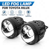 Phare antibrouillard LED VAHID FW323 pour Toyota Hilux 2015-2020, 12V, étanche, lentille en PC, homologué CE, pour pare-chocs avant de pick-up