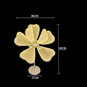 Lámpara <span class=keywords><strong>de</strong></span> Pie con Flores <span class=keywords><strong>de</strong></span> Peonía Luminosas LED, Lámpara <span class=keywords><strong>de</strong></span> Araña <span class=keywords><strong>Floral</strong></span> Gigante para Bodas, Pasillo, Luces LED, Decoración para Caminos - Product Image 3