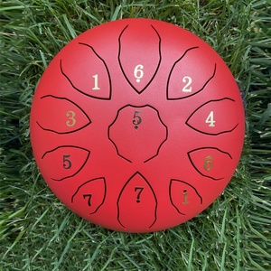 Wholesale 8 Inch 11 Notes Steel Tongue <b>Drum</b> for Music Performance Sound Healing Relaxation - Product Image 4