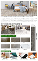 Revêtement de sol vinyle auto-adhésif LVT en planches – Installation facile sans colle pour la modernisation des sols de locaux locatifs
