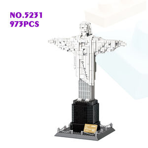 Wange 5231 Cristo Redentor Brasil, Bloques de Construcción Creativos, Modelo de Ladrillos de Plástico Unisex, Juego de Bloques de Construcción Educativos, Juguete de Regalo - Product Image 1