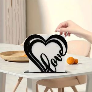 ที่ใส่กระดาษเช็ดปากโลหะลายหัวใจน่ารัก ดีไซน์ LOVE คุณภาพสูง ปรับแต่งได้ ขายส่ง - Product Image 3