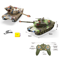Vente Flash : Char de Combat RC 2.4G/27MHz, Jouet à l'échelle 1:12/1:18, Télécommande 4 Voies, Lumières, Sons, Combat Infrarouge, Véhicule Militaire en Plastique