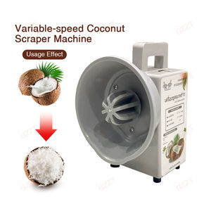 مكشطة طحن مطحنة لحم جوز الهند كهربائية أوتوماتيكية من البلاستيك والفولاذ المقاوم للصدأ ومبشرة جوز الهند - Product Image 5