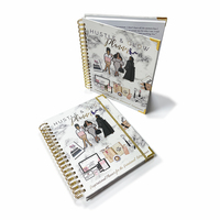 Yuancai – journaux à bobine en or, Logo personnalisé, carnet de notes, agenda, impression cuaderno professional A4 kawai échantillon gratuit