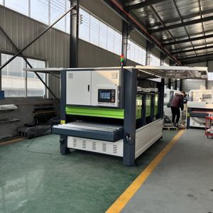 SD1000-6RS деревянная мебель, полировальная машина для деревянных панелей, полностью автоматическая деревообрабатывающая щетка с ЧПУ, шлифовальная машина для песка - Product Image 1