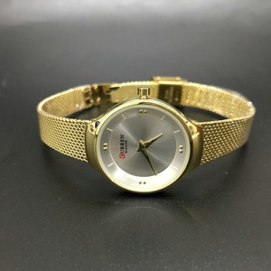 Montre à quartz pour femme, logo personnalisé, Curren9028, mode simple, affaires, verre, aiguille, bracelet en acier inoxydable - Product Image 3