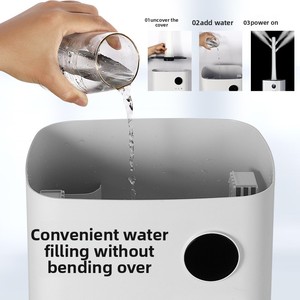 Water <b>Humidifier</b> Industrial Household Commercial Spray Quad-Core 17 Liter Large Capacity Atomization AC Powered Timing Function - Product Image 3