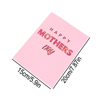 Fête des mères 3d Pop up Carte de voeux Gravure Découpe au laser Carte postale de remerciement Les étudiants envoient une carte de bénédiction de mère Cadeau créatif