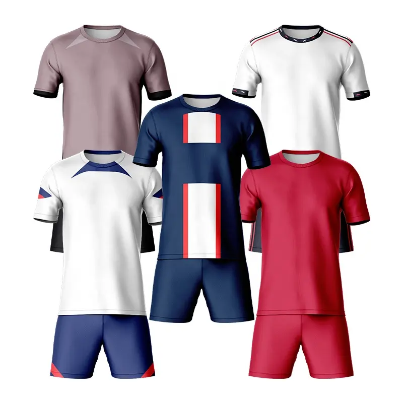 Retro Club Team Uniform Training Football Shirt Sports Wear Men's Soccer Wear Custom Retro Soccer Jersey