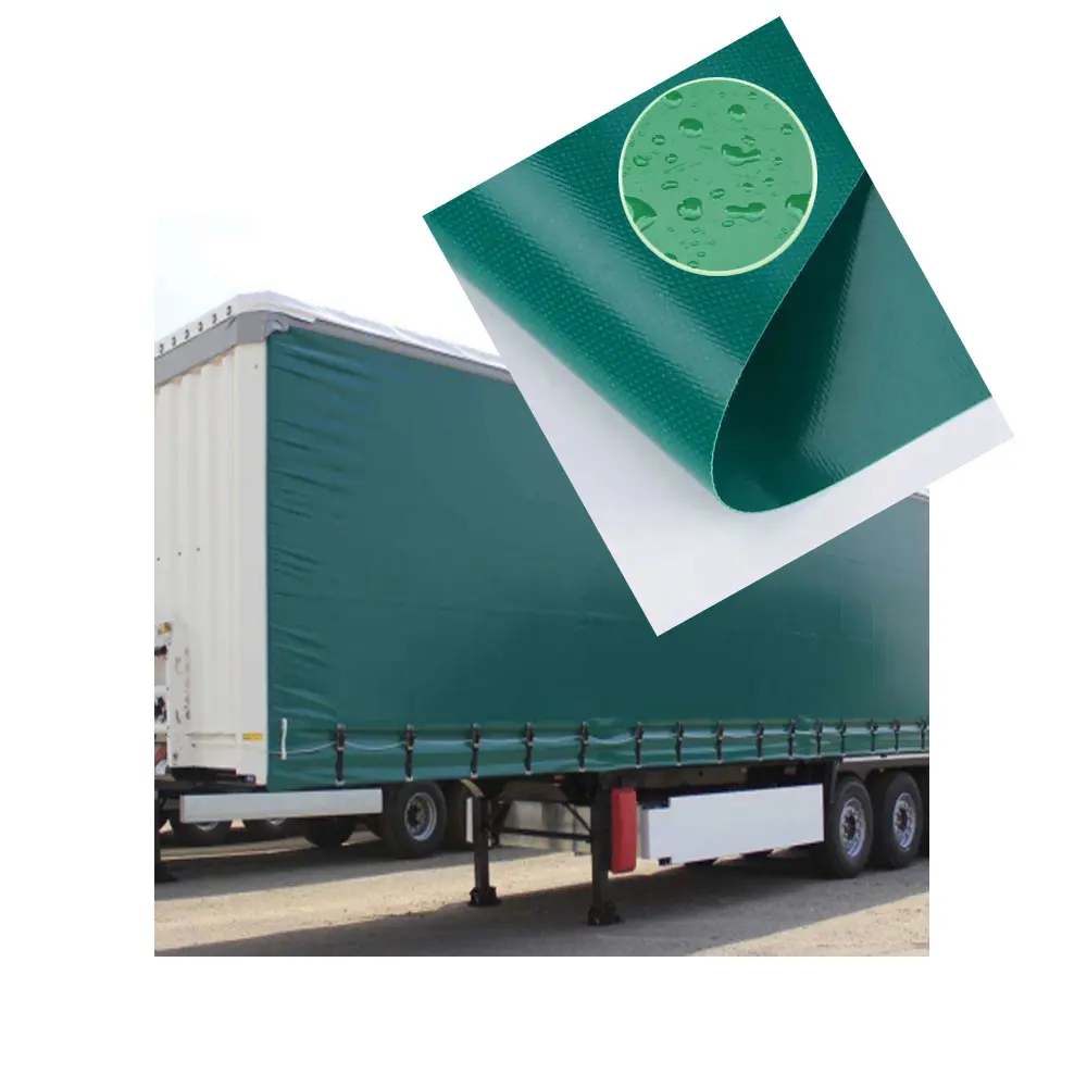 Gaoda Rouleau de rideau latéral de camion en tissu polyester enduit de PVC personnalisé