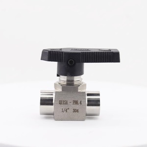 Q11SA 304 316 Stainless Steel NPT BSP Compression <strong>Ball</strong> <strong>Valve</strong> 3/8" <strong>1</strong>/2" 2 Way Mini <strong>Ball</strong> <strong>Valve</strong> Female Thread Straight <strong>Ball</strong> <strong>Valve</strong> - Product Image 6