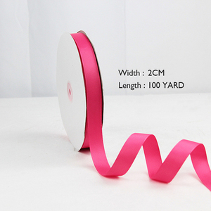 DIY 선물 포장을위한 단면/양면 새틴 레드 리본 크리스마스 리본 폴리 에스테르 맞춤형 인쇄 선물 리본 - Product Image 2