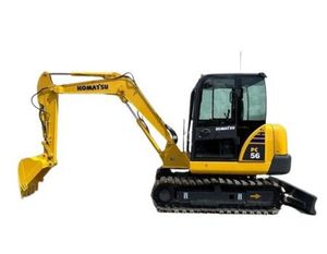 Mini-excavatrice hydraulique sur chenilles PC56 avec moteur, pompe, boîte de vitesses et moteur – Équipement de construction à haute efficacité - Product Image 1