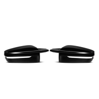 Cubiertas de Espejos Laterales Estilo M4 para BMW G20 G22 G30 G42 G32 G11 Serie 2 3 4 5 7, ABS Inyectado Negro Brillante, LHD