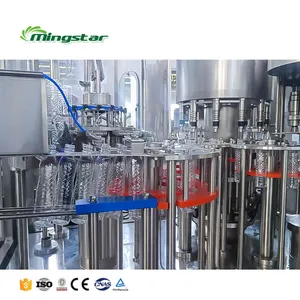 सीजीएफ 14-12-1 में 3 5 कम कीमत पूरी तरह से स्वचालित तरल पीने प्लास्टिक मिनरल वाटर बॉटलिंग भरने मशीन उत्पादन लाइन