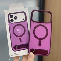Coques de téléphone BAILI nouvellement conçues avec couleurs assorties pour Samsung A57/A27/A07/A16, avec bande tactile et support magnétique intégré