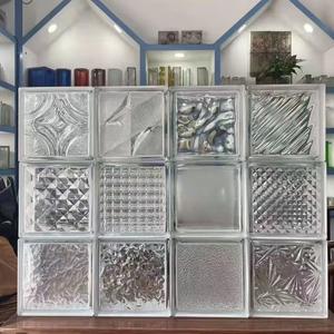 Ladrillo de vidrio hueco transparente decorativo <span class=keywords><strong>para</strong></span> construcción, cristal de la mejor calidad y precio barato, 190x190x80mm - Product Image 2