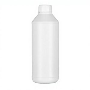 Botella de Plástico Redonda de HDPE Industrial Recargable de 1000 ml con Tapa de Rosca Mate para Detergente Líquido Químico - Product Image 2