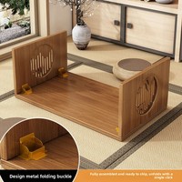Table pliante en bambou de style japonais