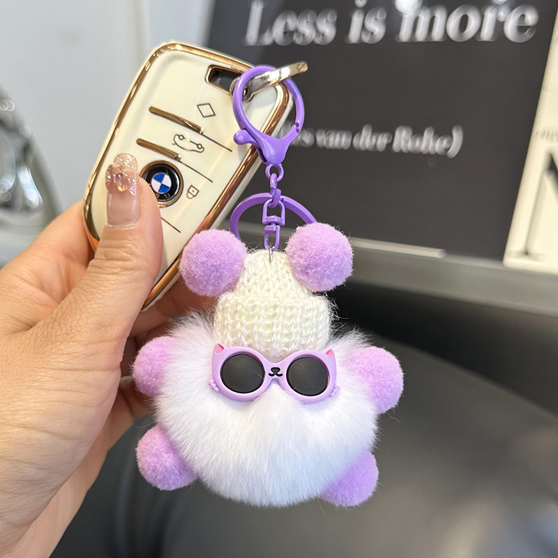 White-purple glasses