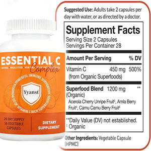 Cápsulas de Vitaminas de Bayas de Marca Privada de Alta Calidad, Suplementos Dietéticos Fáciles de Absorber para Mejorar el Sistema Inmunológico - Product Image 2