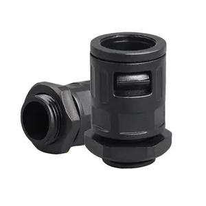Nylon plastic Corrugated Tube Joints quick connect air fittings straight connector pipe fittings quick screw conduit fitting