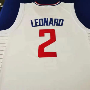 2025 haute qualité Russell Westbrook pour <span class=keywords><strong>Clippers</strong></span> brodés cousus maillots de basket-ball hommes taille XL noir bleu blanc couleur - Product Image 1