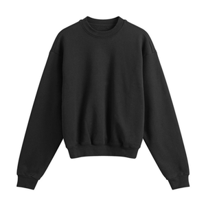 เสื้อสเวตเชิ้ตคอกลมโอเวอร์ไซส์สำหรับผู้หญิง Wanbao ผ้าฝ้ายเฟรนช์เทอร์รี่เนื้อนุ่ม ซับในเป็นมิตรกับสิ่งแวดล้อม เหมาะสำหรับฤดูใบไม้ร่วง/ฤดูหนาว - Product Image 1