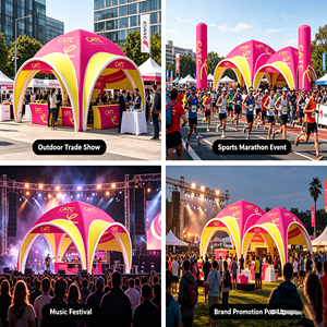 CATC <span class=keywords><strong>Tenda</strong></span> ad Arco Gonfiabile Portatile Personalizzata, Pilastri Gonfiabili, Impermeabile, Stand Pop-up per Esterni, Moderno e Multifunzionale - Product Image 5