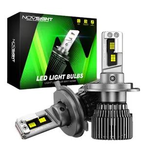 Novsight Lâmpada para carro H11 H7 22000Lm, acessório automotivo para Carro 9006 Canbus, kit Luces Focos 9005 H4 faróis LED para carro