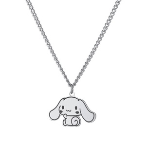 Collana con Ciondolo a Forma di Cane Cinnamon, Carina, Alla Moda, Versatile, con Orecchie Grandi, Regalo di San Valentino - Product Image 5